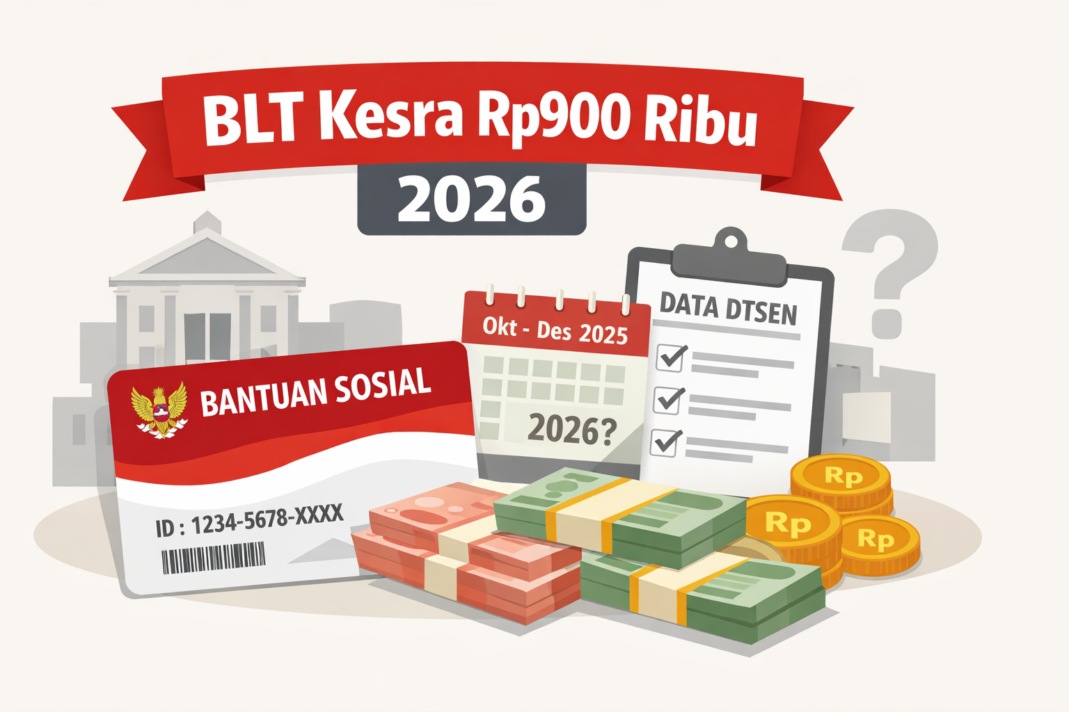 BLT Kesra Rp900 Ribu 2026 Masih Tanda Tanya, Ini Fakta Terbaru yang Perlu Dipahami Warga